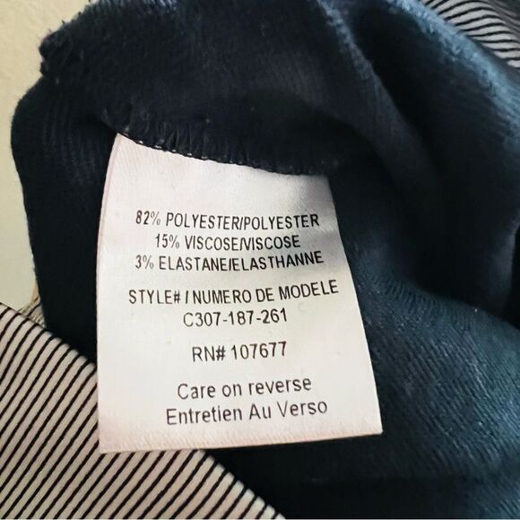 Alice + Olivia Women's Black/Gray Cheetah Print Pants Size 2 - Picture 8 of 9